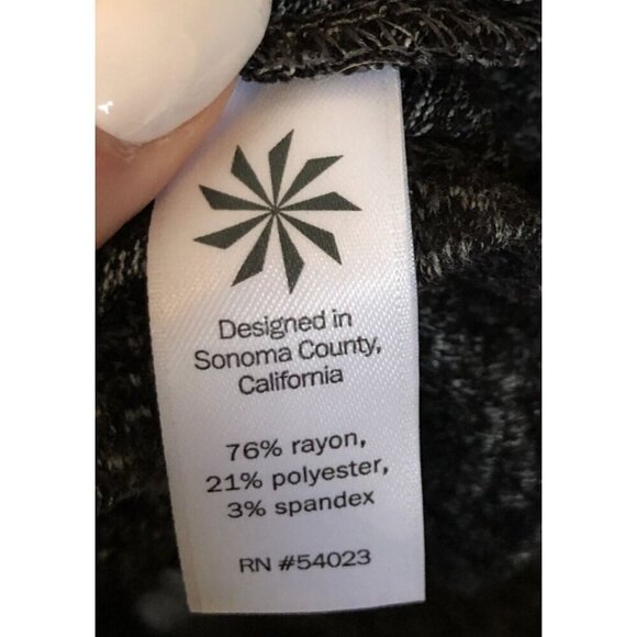 Athleta Ruched Waist Sheath Dress Womens M Dark Gray Heathered Soft Stretchy - Picture 4 of 8